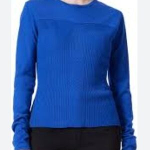 Vibrant Blue Women's Crew Neck Sweater
